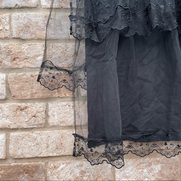 Simone Rocha x H&M Black Lace T-Shirt Dress - Picture 13 of 14